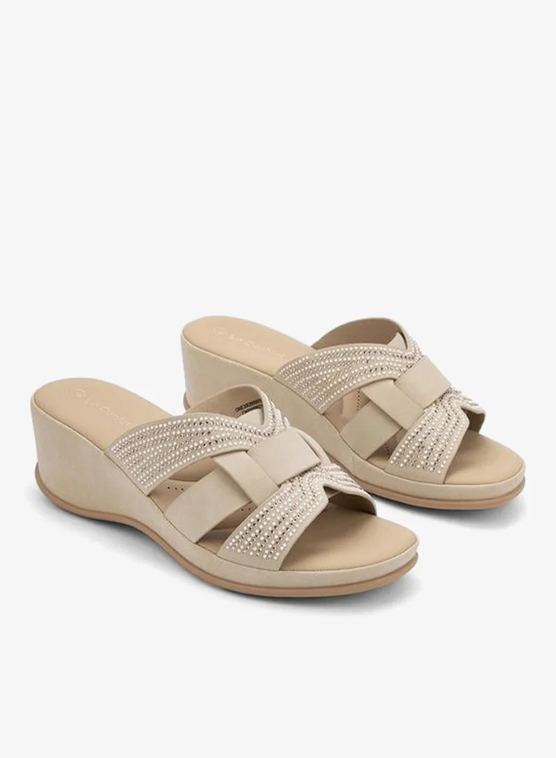 لو كونفورت Embellished Strap Sandal