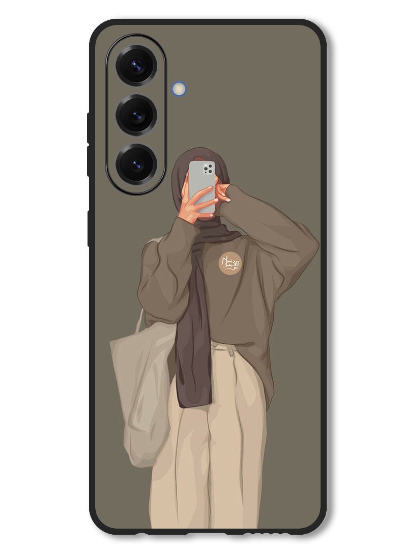 Theodor Case Compatible with Vivo V50 Protection Shockproof Bumper Cover Girl Taking Picture - Image 1