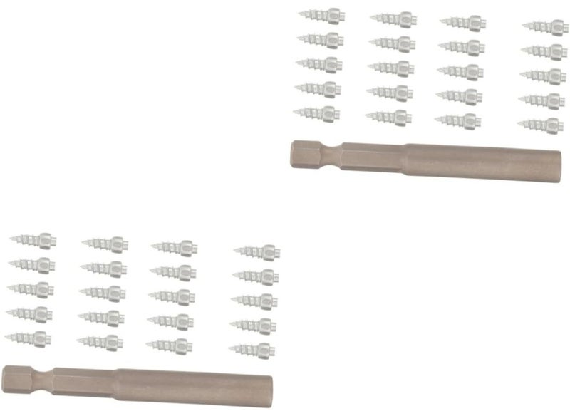 2 Sets 20Pcs Tire Snow Studs For Winter Outdoor Activities On Ice And Snow - Image 1