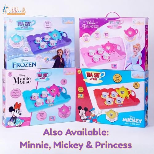 Kriiddaank Minnie Tea Playset - Tea-Set with Cups & Saucers, Best Gift for Kids Aged 3+ | Fun & Educational Toy for Kids | Safe, Engaging & Interactive Play - Image 5