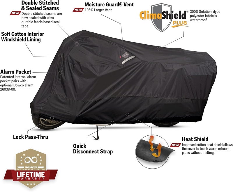 Dowco Guardian WeatherAll Plus Motorcycle Cover - XL - Image 2