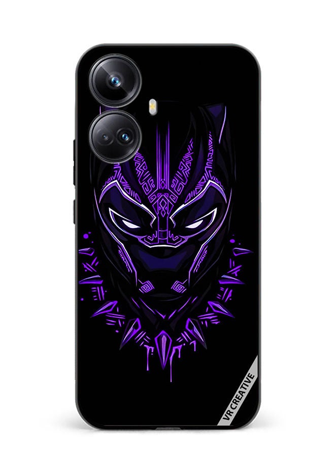 VR CREATIVE Protective Case Cover For Realme 10 Pro Plus Black Panther Design Multicolour - Image 1