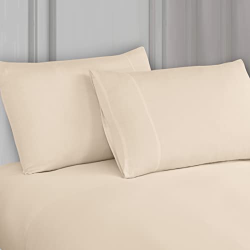 Spread Spain Madison Avenue Cotton with Light Silky and Sateen Sheets 400 Thread Count Super King Size Bedsheet with 2 Pillow Cover (108" x 108" inch Gold) - Image 4