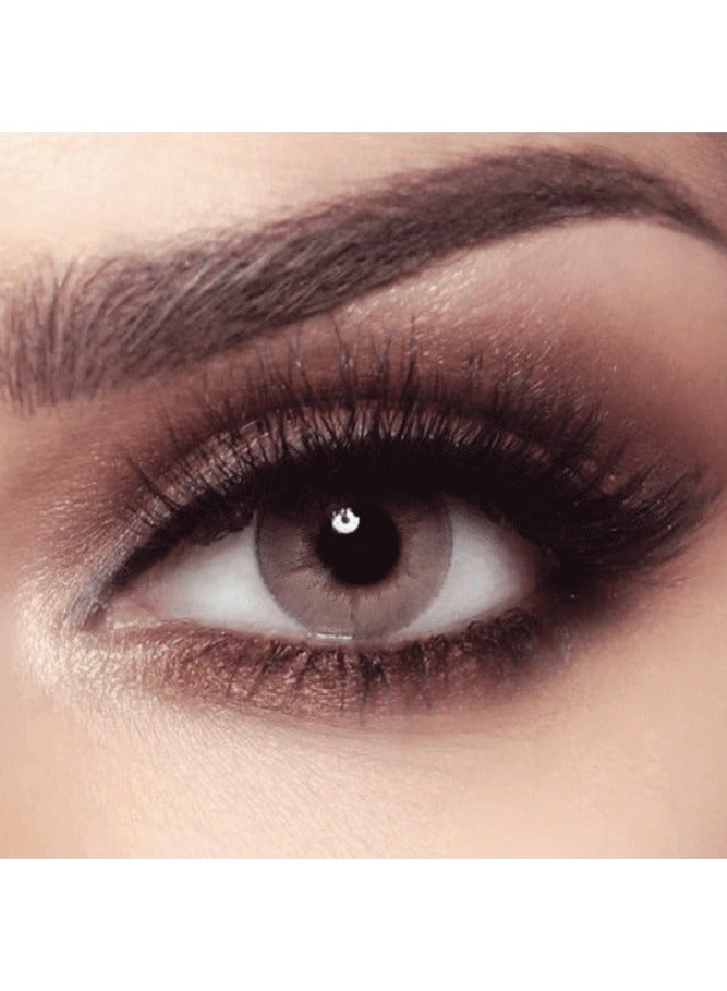 بيلا ايليت ساندي براون عدسات لاصقة للاستخدام لمدة 3 اشهر، عدسات لاصقة ملونة، عدسات لاصقة تجميلية، عدسات لاصقة بنية، عبوة من عدستين - Image 1