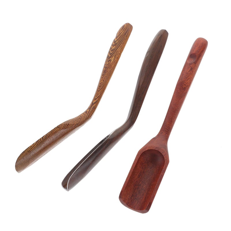 Vintage Wooden Tea Spoon Scoop Set Eco Friendly Home Kitchen Accessory - Image 2