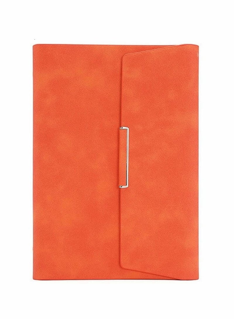 SYOSI A5 3-Folds Loose-Leaf Notebook Business Office Diary 235 * 175mm Orange - Image 1