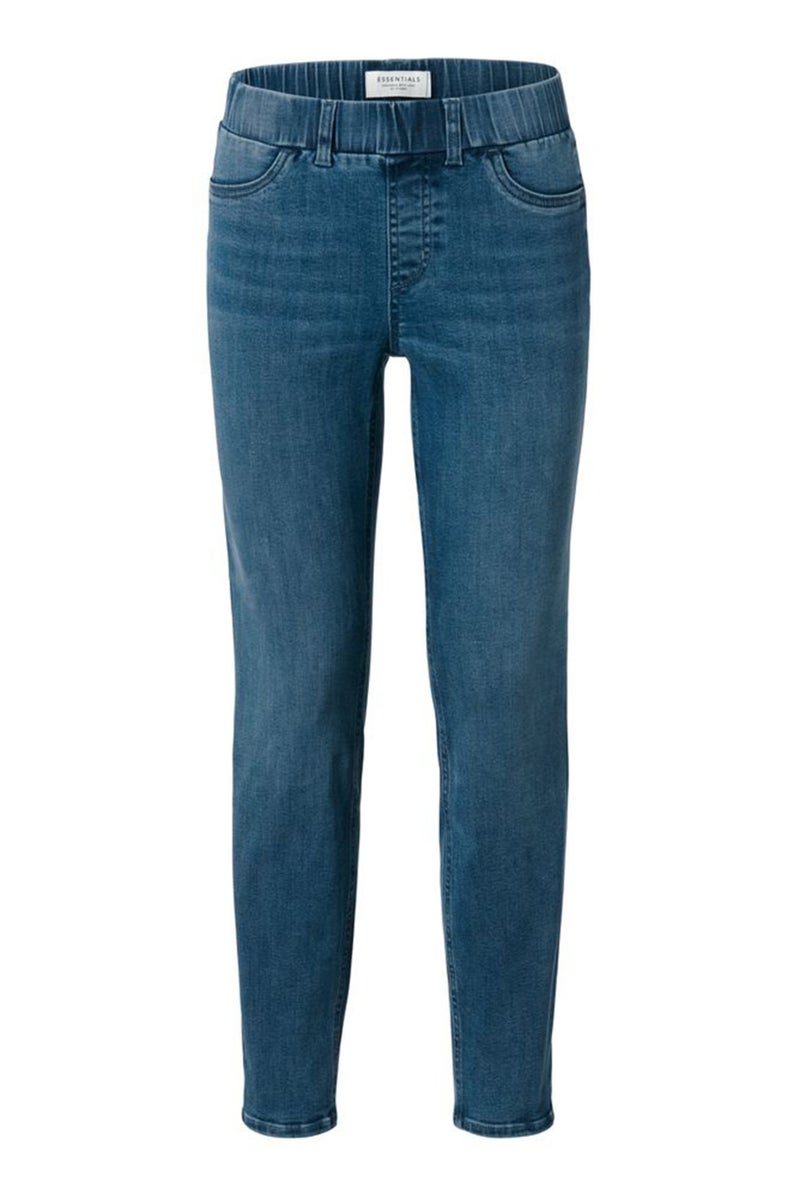 Tchibo Women Skinny Fit Mid Rise Stretchable Jeans, Mid Wash Blue - Image 2