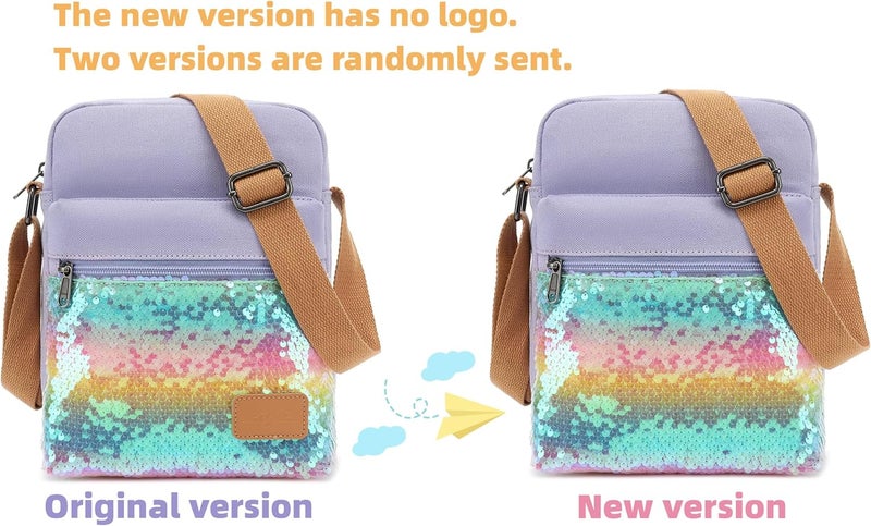 Leaper Girls Crossbody Purses for Kids 2 PCS Cross Body Bag Women Messenger Bag Girls Canvas Bag Cross Body Purse Set | for Kids, 2 PCS, Women - Image 3