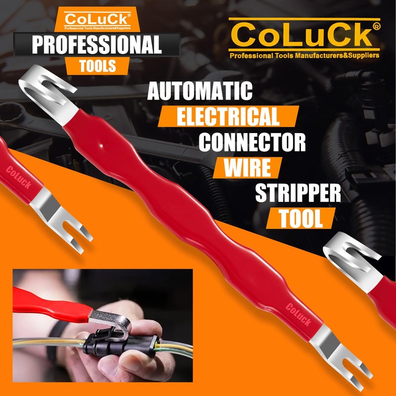 CoLuck 5Pcs Electrical Disconnect Pliers for Cars, Hose Clamp Pliers Connector Removal Tool Disconnect Tool and Connector Separator with terminal removal tool kit Automotive Electrical Tools Automotive Tools - Image 3
