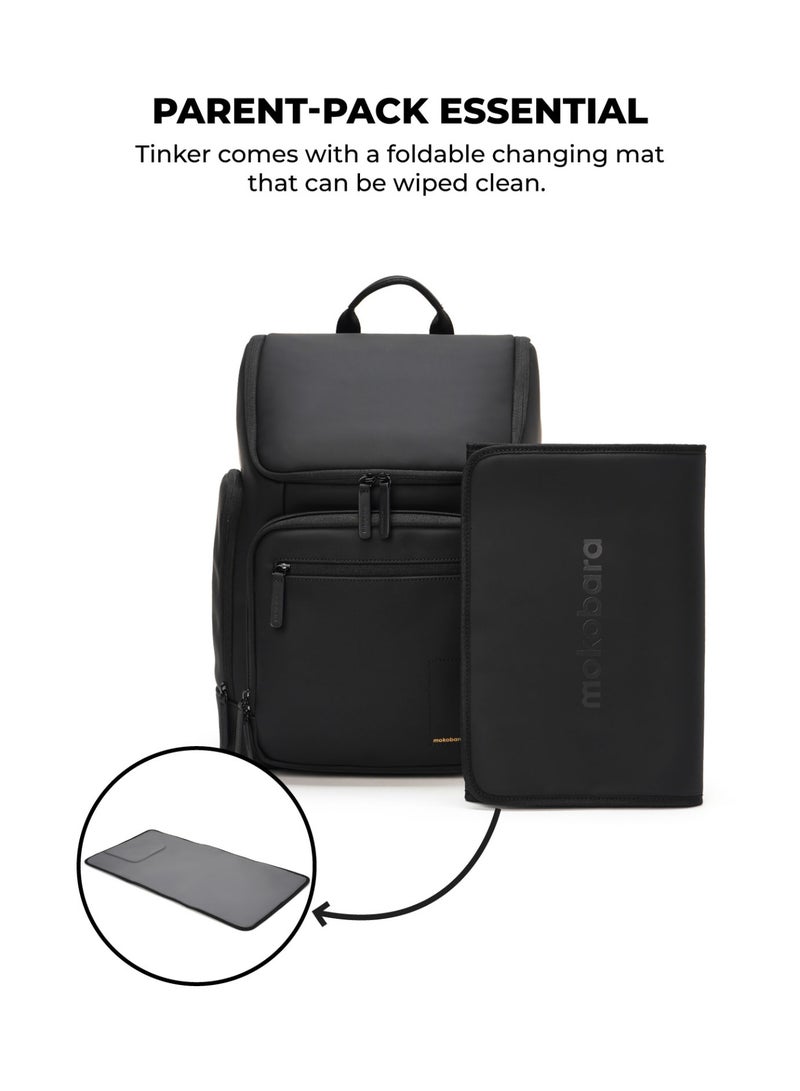 Mokobara The Tinker Diaper Backpack - Premium Soft-Touch Polyurethane Material | Bedtime Story - Image 4