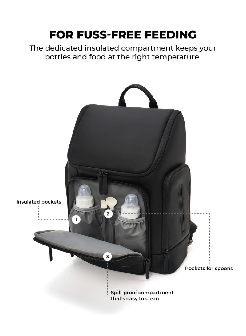 Mokobara The Tinker Diaper Backpack - Premium Soft-Touch Polyurethane Material | Bedtime Story - Image 3