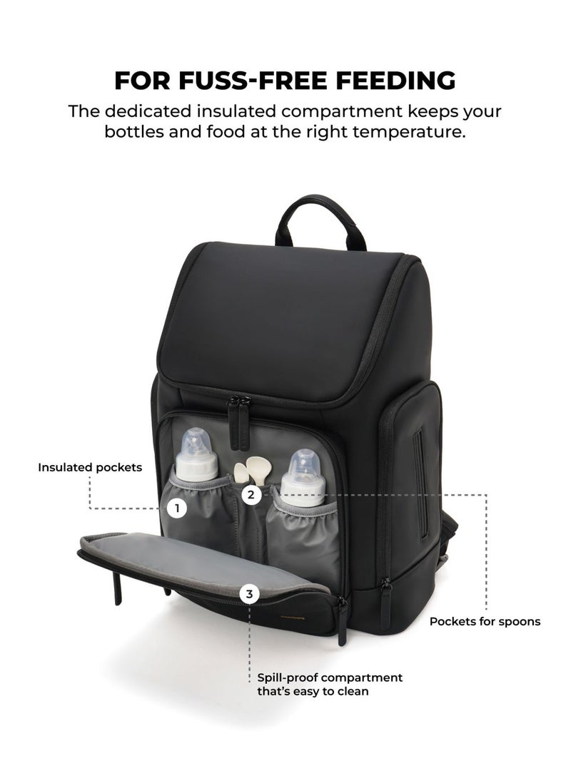 Mokobara The Tinker Diaper Backpack - Premium Soft-Touch Polyurethane Material | Bedtime Story - Image 4