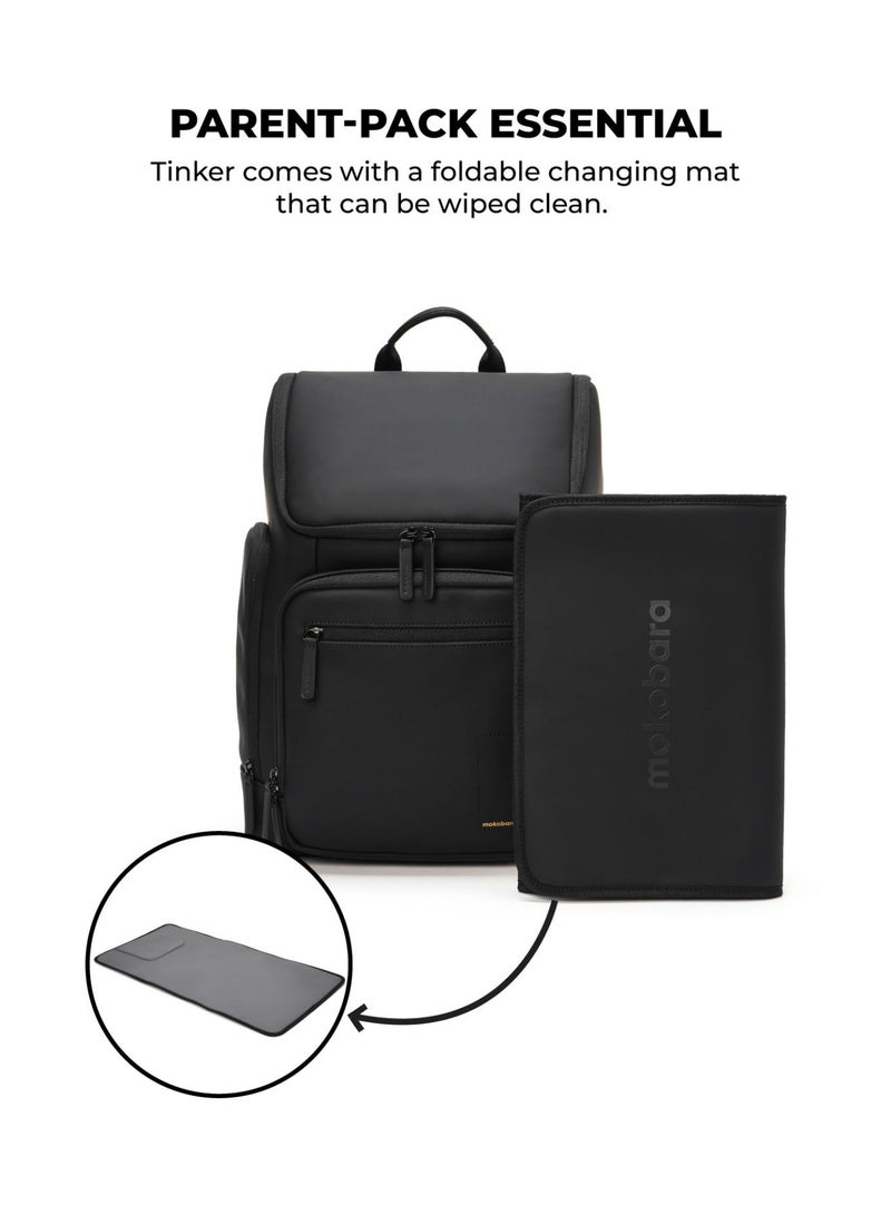 Mokobara The Tinker Diaper Backpack - Premium Soft-Touch Polyurethane Material | Bedtime Story - Image 5