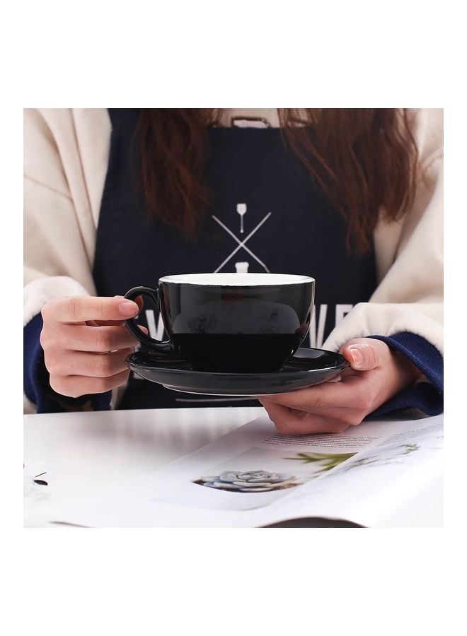 نيبمينينت طقم اكواب قهوة مكون من 6 قطع Scoria أسود - Image 3