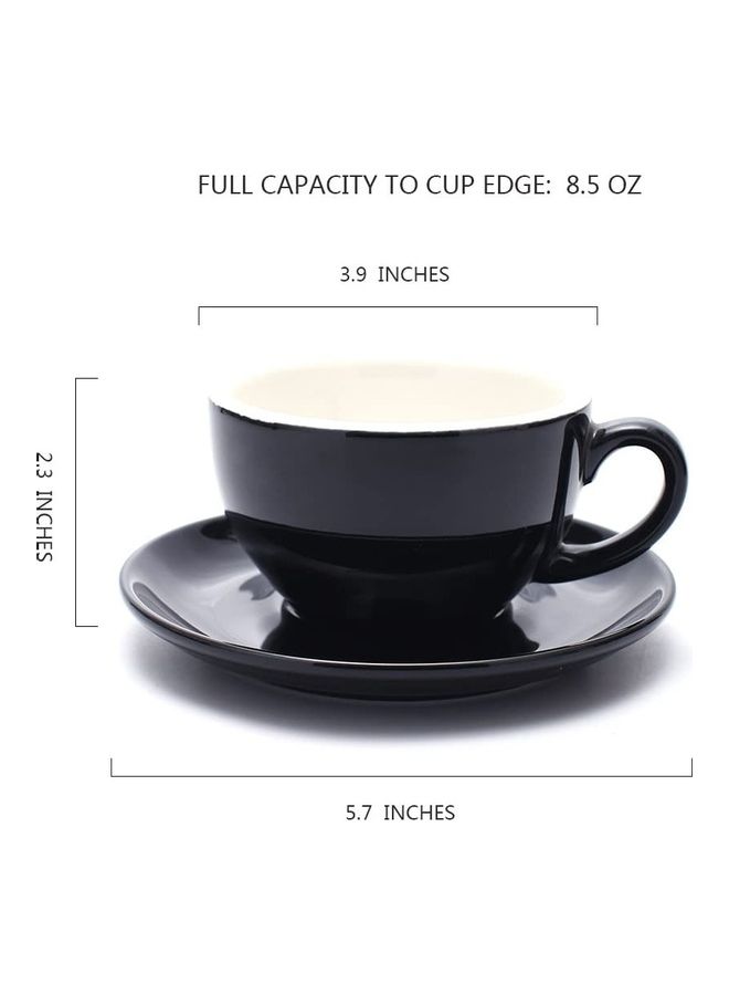 نيبمينينت طقم اكواب قهوة مكون من 6 قطع Scoria أسود - Image 2