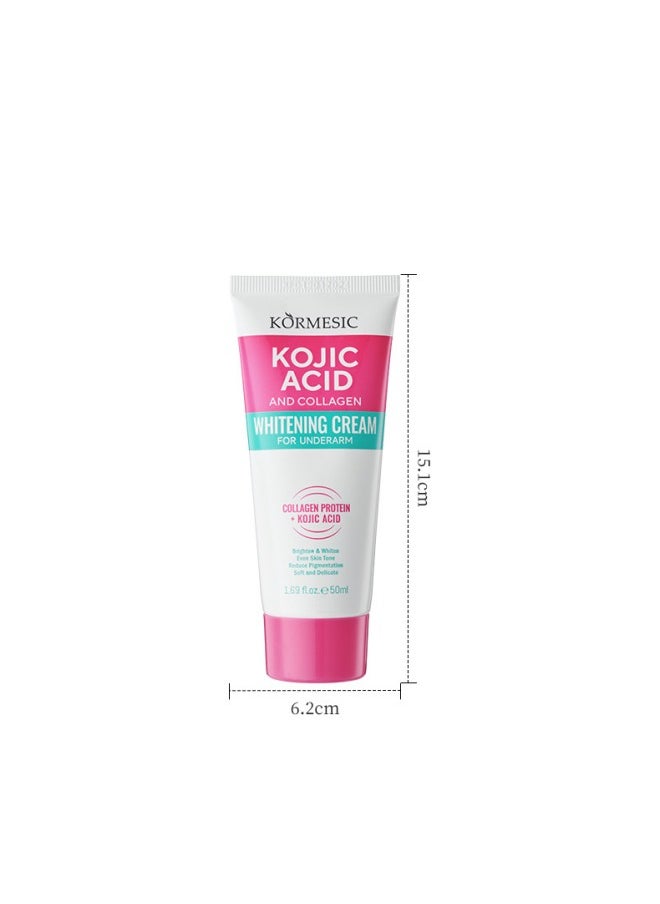 Whitening cream for body, underarms, armpits, knees, legs, elbows and inner thighs to lighten discolouration and brighten skin tone