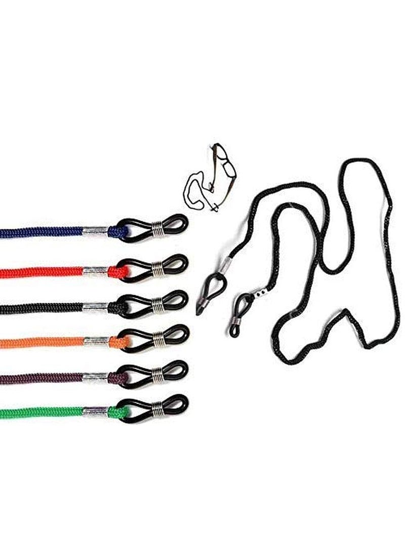 DIY Crafts Diy Crafts CTDIYHI47619 Items Glasses Chains Lanyards Cloth Match Coloful Glasses Neck Strap Spectacles Cord for All Spectacles Pack of 45 for Women Multicolor  - Image 3