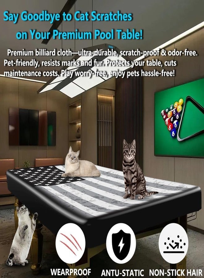 SEJGGKQ Pool Table Cover 7ft,Billiard Table Covers Waterproof Custom Tablecloth Dust Cloth,Indoor/Outdoor Billiards Topper Accessories for Protecting Felt Scratch-Resistant for para Bar,Billiard Room (7ft) - Image 3