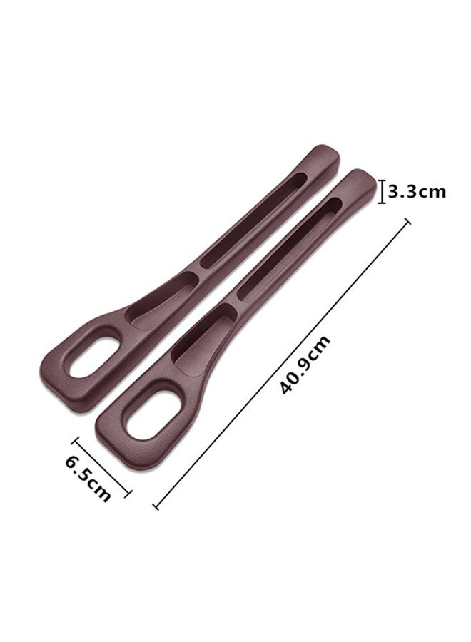 2 قطعة تشطيب خلوص مقعد السيارة ، حشو خلوص جانبي للمقعد متعدد الوظائف للهواتف ، المفاتيح ، المحافظ ، خلوص السيارة ، مقعد جانبي وحشو فجوة وحدة التحكم ، ملء عالمي للسيارات والشاحنات وسيارات الدفع الرباعي والشاحنات الصغيرة (بني) - Image 2