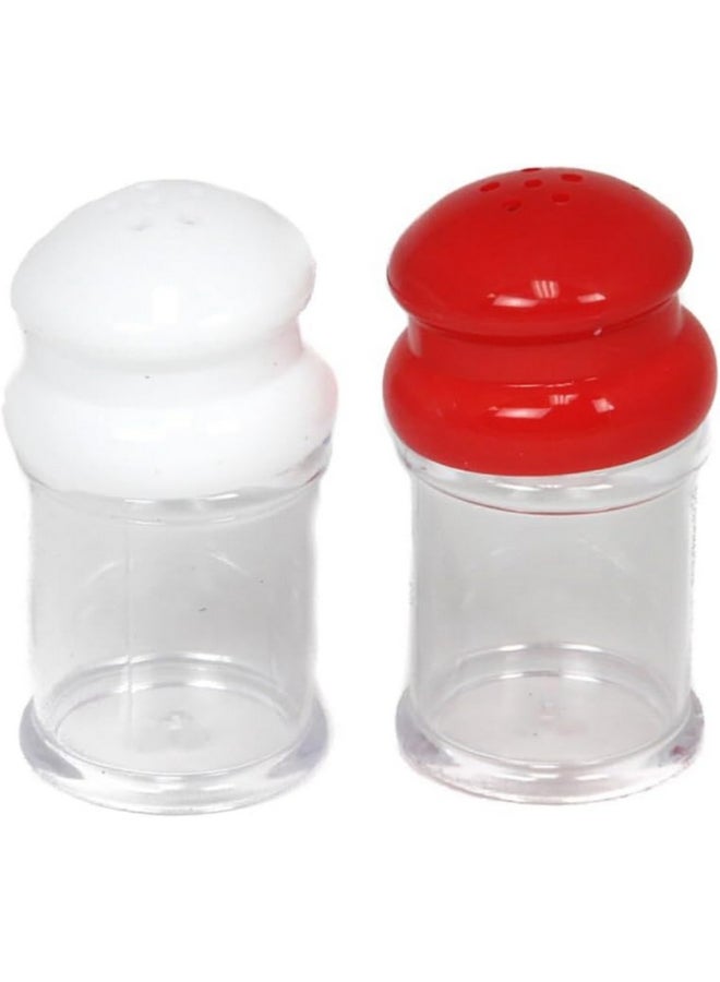 Chef Craft BPA-Free Plastic Salt and Pepper Shaker Multicolour 5 Inch 21042 - Image 1