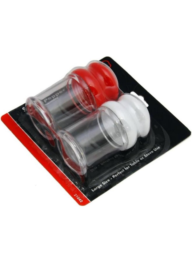 Chef Craft BPA-Free Plastic Salt and Pepper Shaker Multicolour 5 Inch 21042 - Image 2