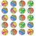 BLOOLILIES 20 Pack Stringy Balls Fidget Toys Sensory Toys Stress Balls Easter Basket Stuffers Rainbow Pom Ball Classroom Party Favors Soft Stretch Elastic Ball for Boys Girls Ages 3 Birthday Gift - Image 2