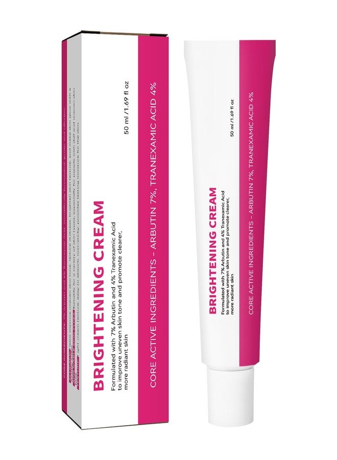 DIMOT Arbutin 7% Acid Face Cream, 70,000ppm Arbutin for Glow Skin Care, Youthful Moisturizing Facial Cream for All Types, 50ml, 1.69 fl.oz. - Image 1