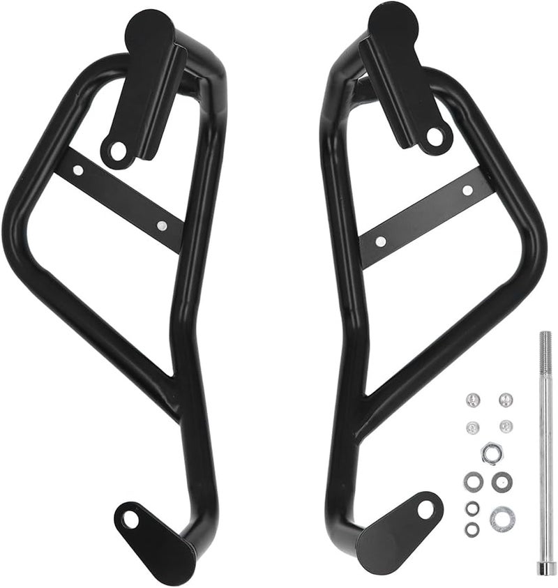 Black Motorcycle Engine Guard Crash Bar Set for Royal Enfield Himalayan 2018 2023 - Image 1