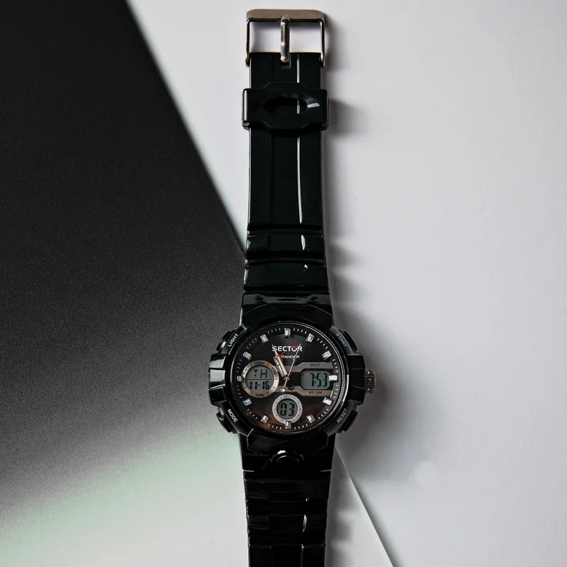 Sector  EX-46 collection Men's Black Plastic watch - R3251242505 for Men | Best Price UAE