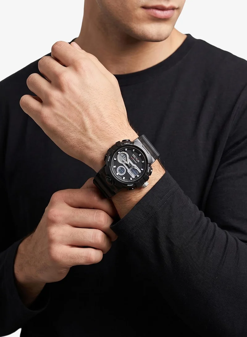 Sector  EX-46 collection Men's Black Plastic watch - R3251242505 for Men | Best Price UAE