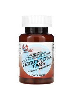 أقراص Ferro-Tone، 100 قرص