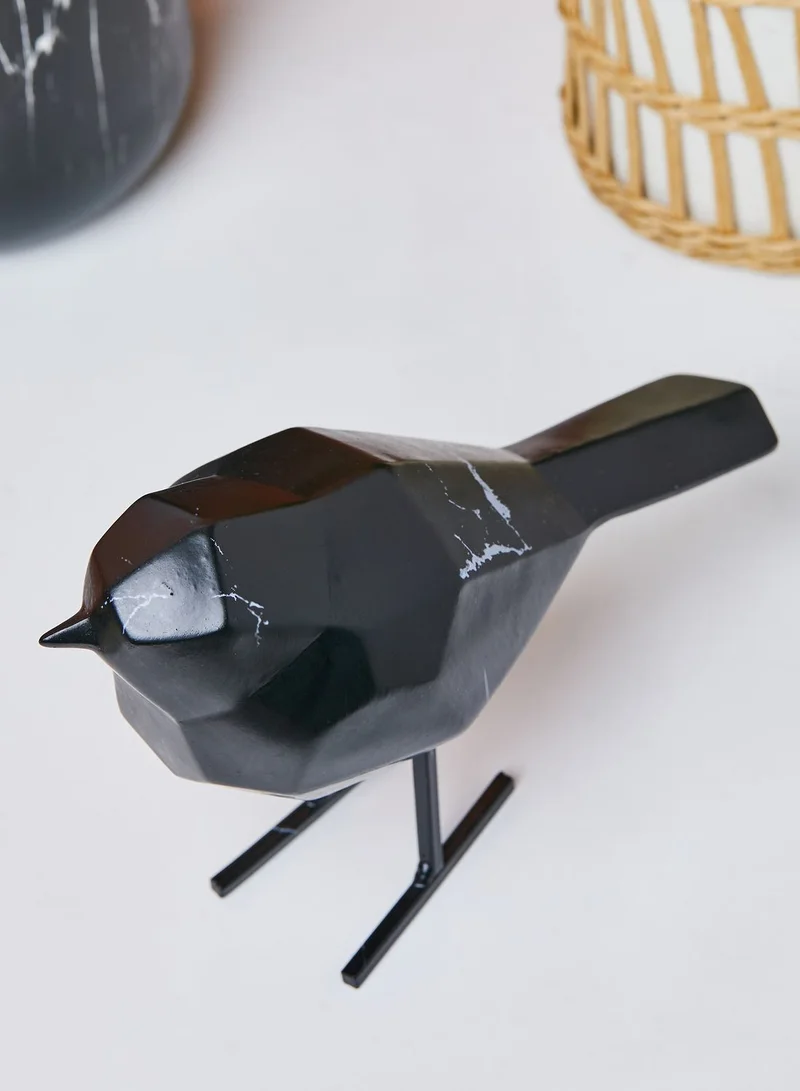present time Small Marble Printed Statue Bird