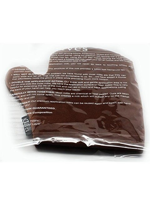 Self Tanning Mitt Applicator - Sunless Self Tanner mitt Glove Tanner Applicator Mitt Self Tan Reusable Double Sided With Thumb Ultra Soft tanning Mitt