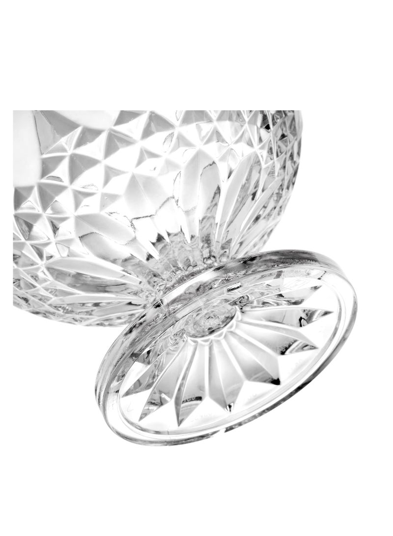 SOLARAE Acrylic Ice Cream Bowl, 6 Pack Dessert Bowls, Serving Bowls, Clear Footed Dessert Cup, Small Cute Footed Tulip Clear Dessert Cups, Reusable Parfait Appetizer Cup, for Dessert, Ice Cream, Pudding - Image 4