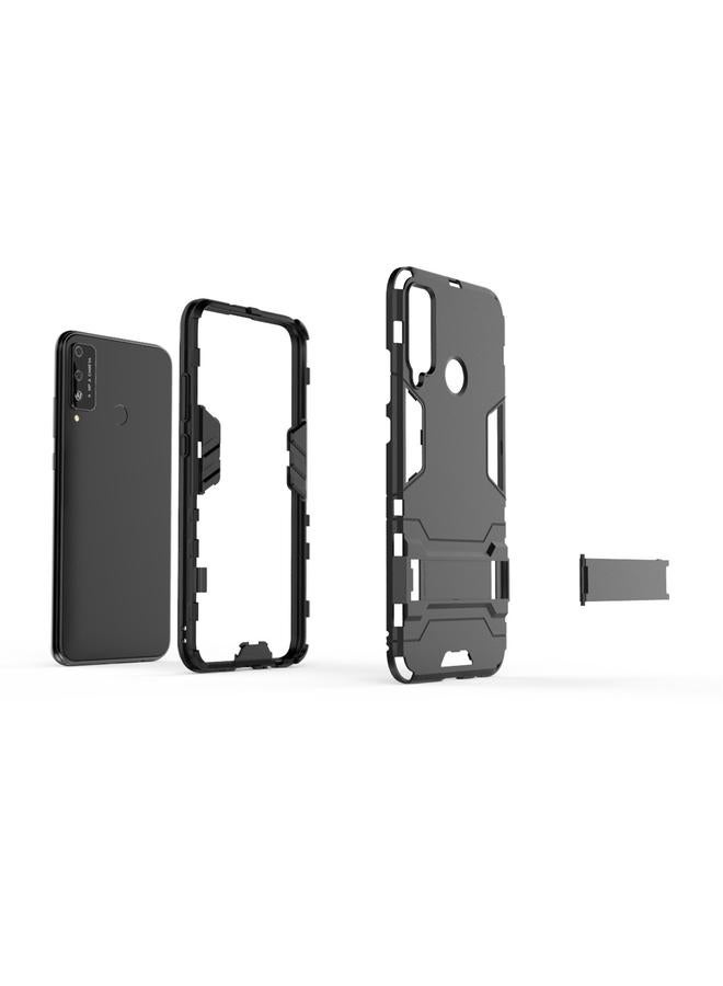 اس-توب جراب لهاتف Huawei Honor Play 4T PC + جراب واقٍ مقاوم للصدمات من مادة TPU مع حامل غير مرئي - Image 3