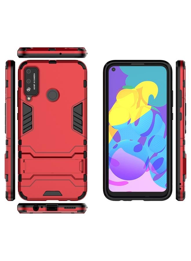 اس-توب جراب لهاتف Huawei Honor Play 4T PC + جراب واقٍ مقاوم للصدمات من مادة TPU مع حامل غير مرئي - Image 2