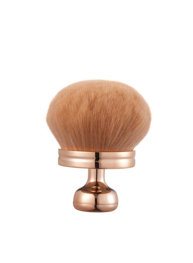 Coshine Extra Large Rose Gold Self Tanning Blend Brush, 3 Inch Width Professional Kabuki Powder, Foundation, Blusher, Bronzer, Self-Tanner Face And Body Brush - Image 1