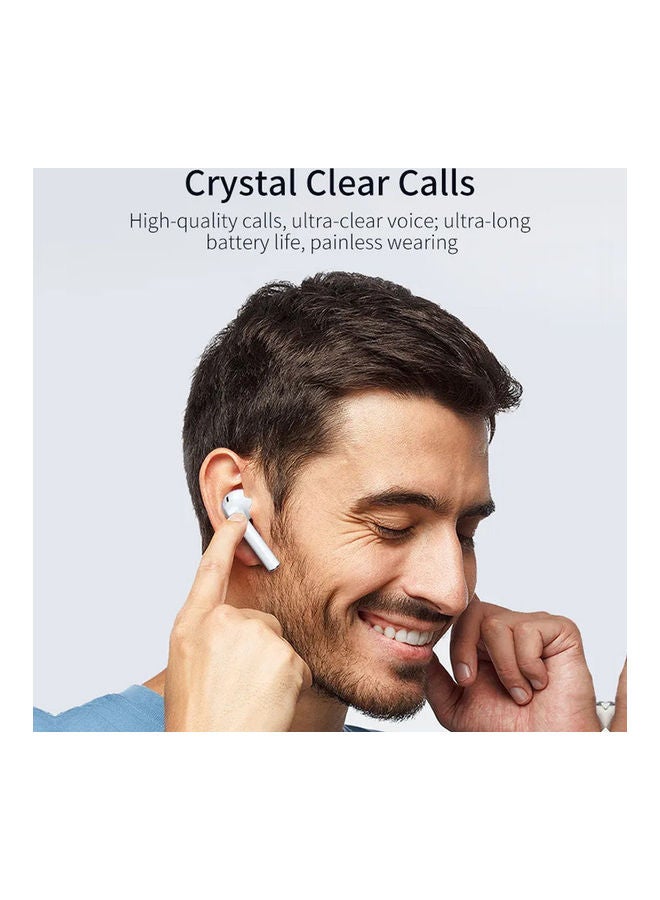 OFFBEAT Wavebuds S8 Lite Headphones, Bluetooth Earbuds, with Fast Charging, High Fidelity Audio, Auto pairing, IPX5 Waterproof Protection and Compact Design White - Image 3