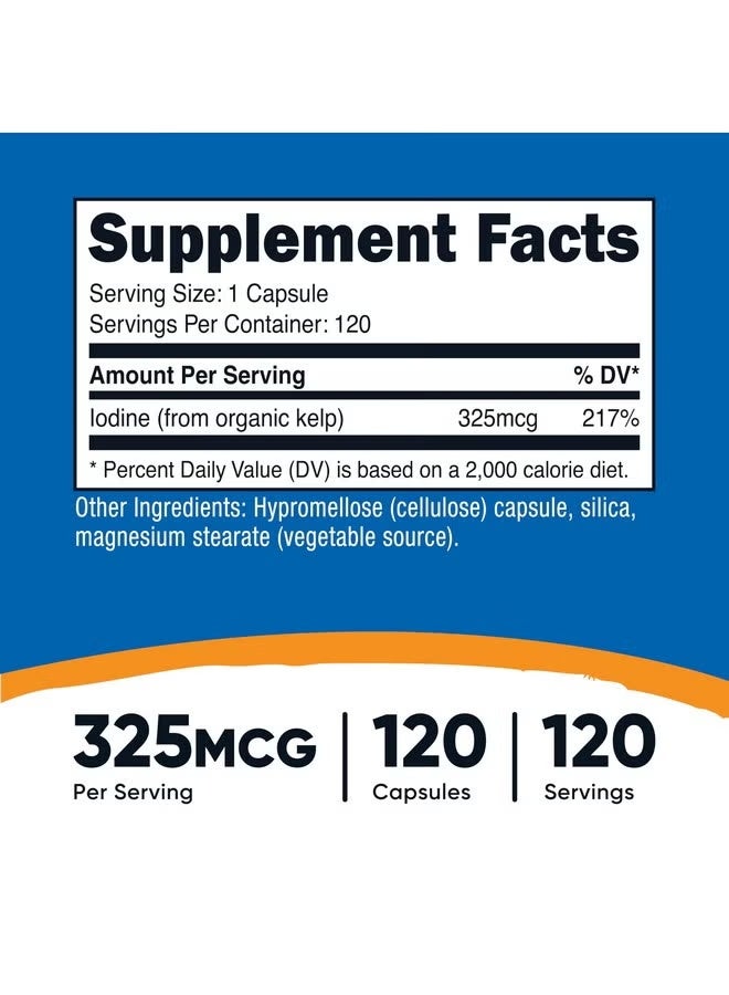 نوتريكوست، يود، 325 ميكروغرام، 120 كبسولة - Image 2