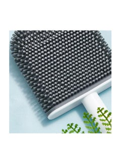 Spaceshoop Toilet Brushes Toilet Brush Household No Dead Angle Set Wall-Mounted Toilet Silicone Head Toilet Brush with Base Bathroom Cleaning Toilet Brushes  - Image 3