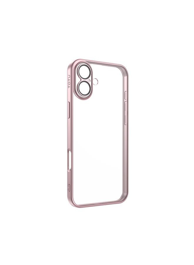 TOTUDESIGN Case For iPhone 16 TOTU PC-2 Soft Jane Series Electroplated TPU Phone Case with Lens Film - Image 1