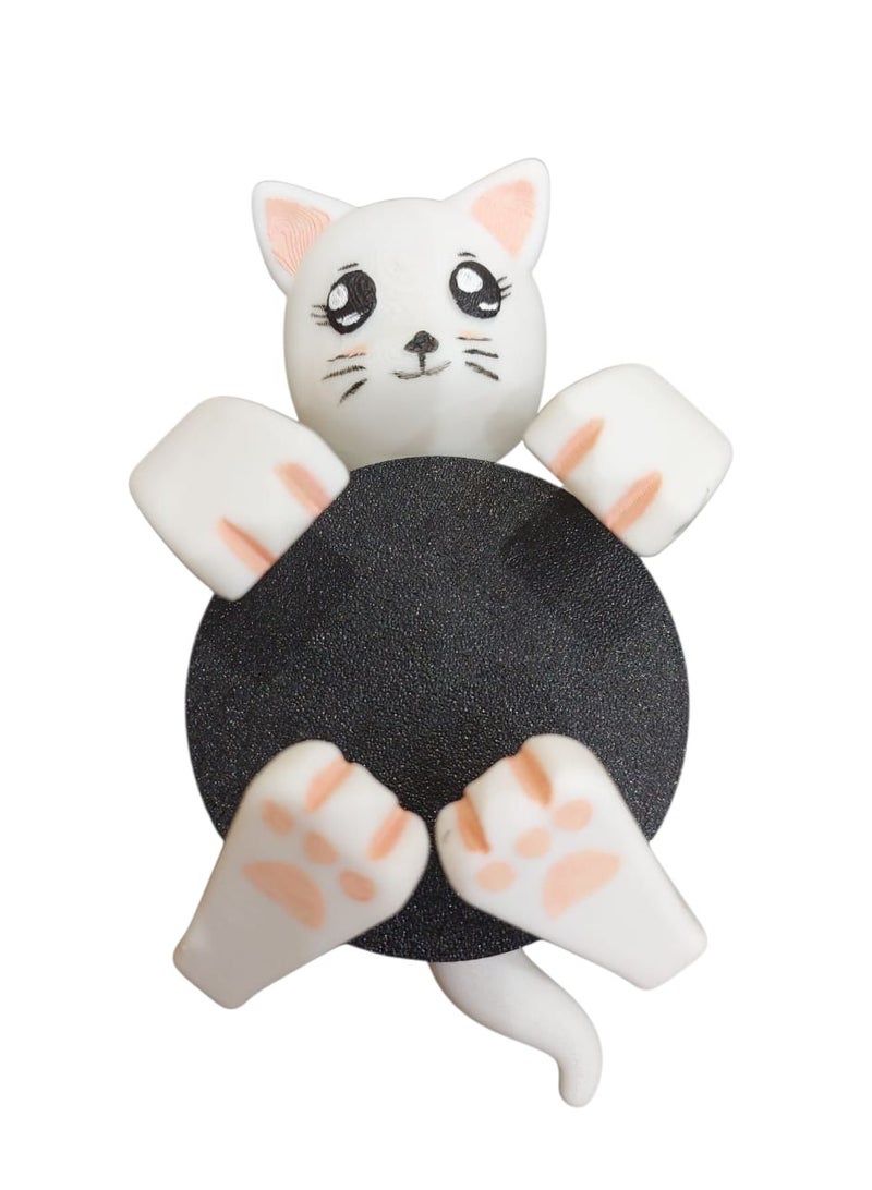 3D Print Cat Coasters,Funny Cat Cup Coaster,Novel and Cute Cat Mug Holder - Image 1