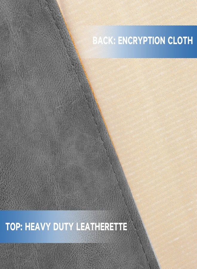 GSE Games & Sports Expert Billiard Pool Table Covers, 7'/8'/9' Waterproof & Tearproof Heavy Duty Leatherette Pool Table Covers (Several Colors Available, Grey - 8ft) - Image 4