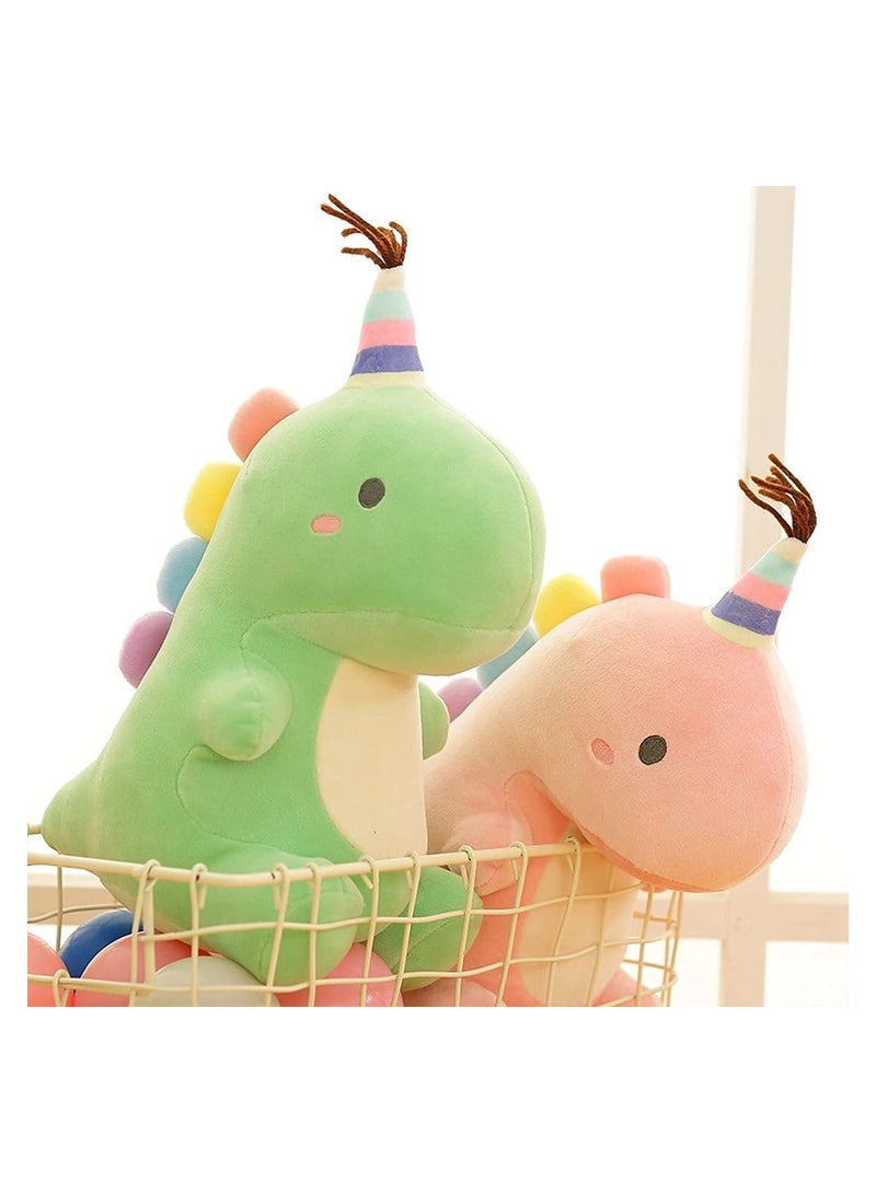 Excefore Stuffed Animal Plush Toys, lovely Dinosaur Toy, Soft Dino Plushies for Kids Plush Doll Gifts for Boys Girls (Green, 9 Inch) - Image 5
