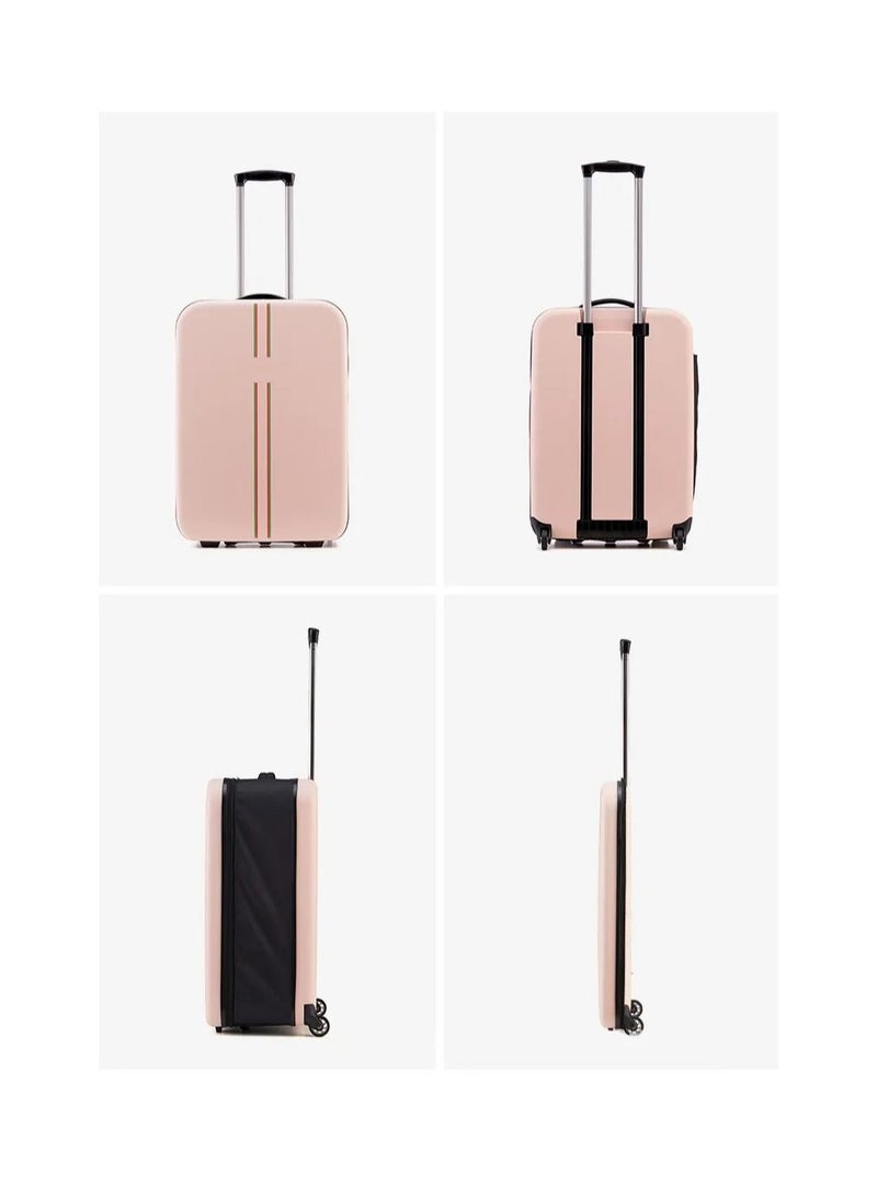 Expandable Foldable Luggage Bag Collapsible Suitcases Rolling Travel Duffel Bag - Image 1