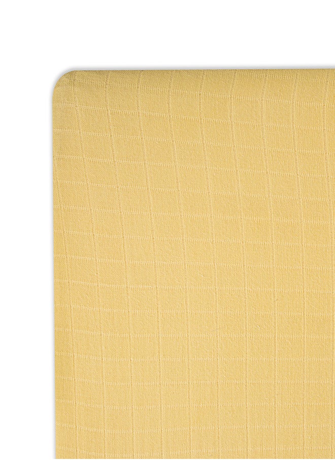 Crane BABY Crib Fitted Sheet, Ochre  - Image 3