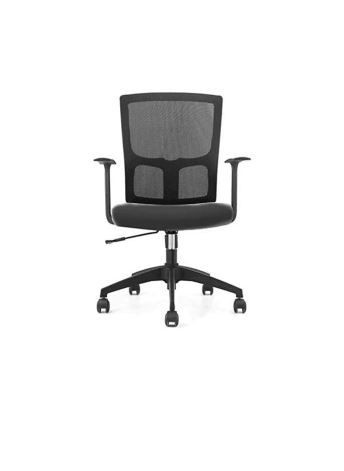 Neo Front Neo Front Office Chair: Ergonomic Desk Chair, Swivel Computer Chair, Low Back Mesh Executive Chair with Lumbar Support in Blue and Grey 183B-HS/Black – Perfect for Office and Home Decor  - Image 1