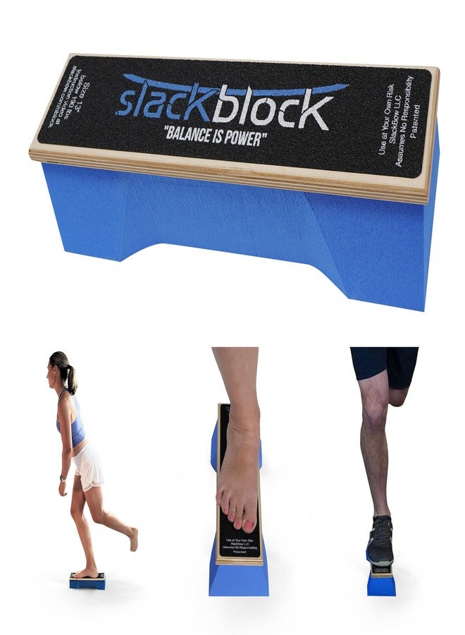 SlackBow SlackBlock Athletic Balance Trainer - Improve Balance, Stability, and Athletic Performance - Condition Your Body and Prevent Injury - Compact and Portable - 13” - Image 1