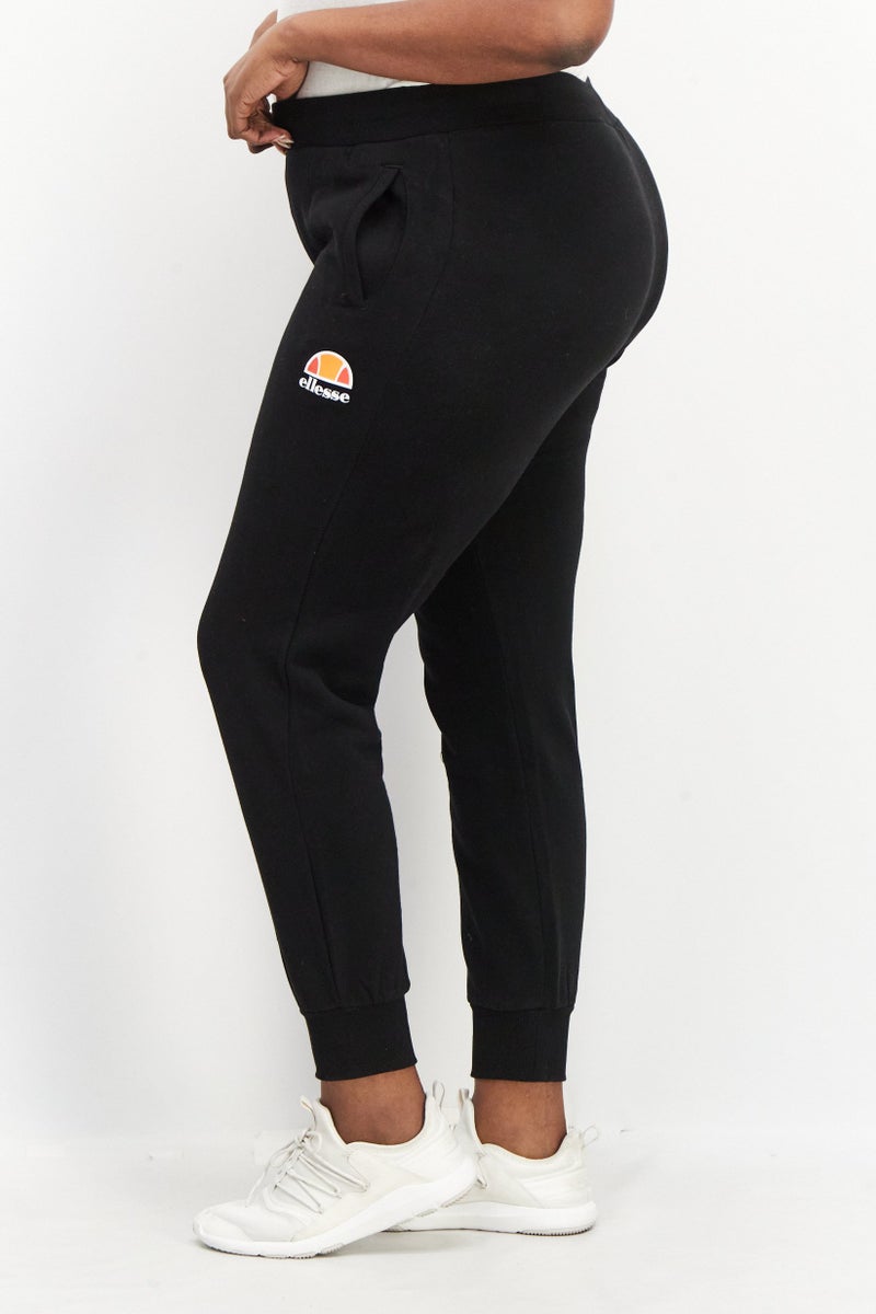 Ellesse Women Regular Fit Brand Logo Jogger Pants, Black  - Image 2