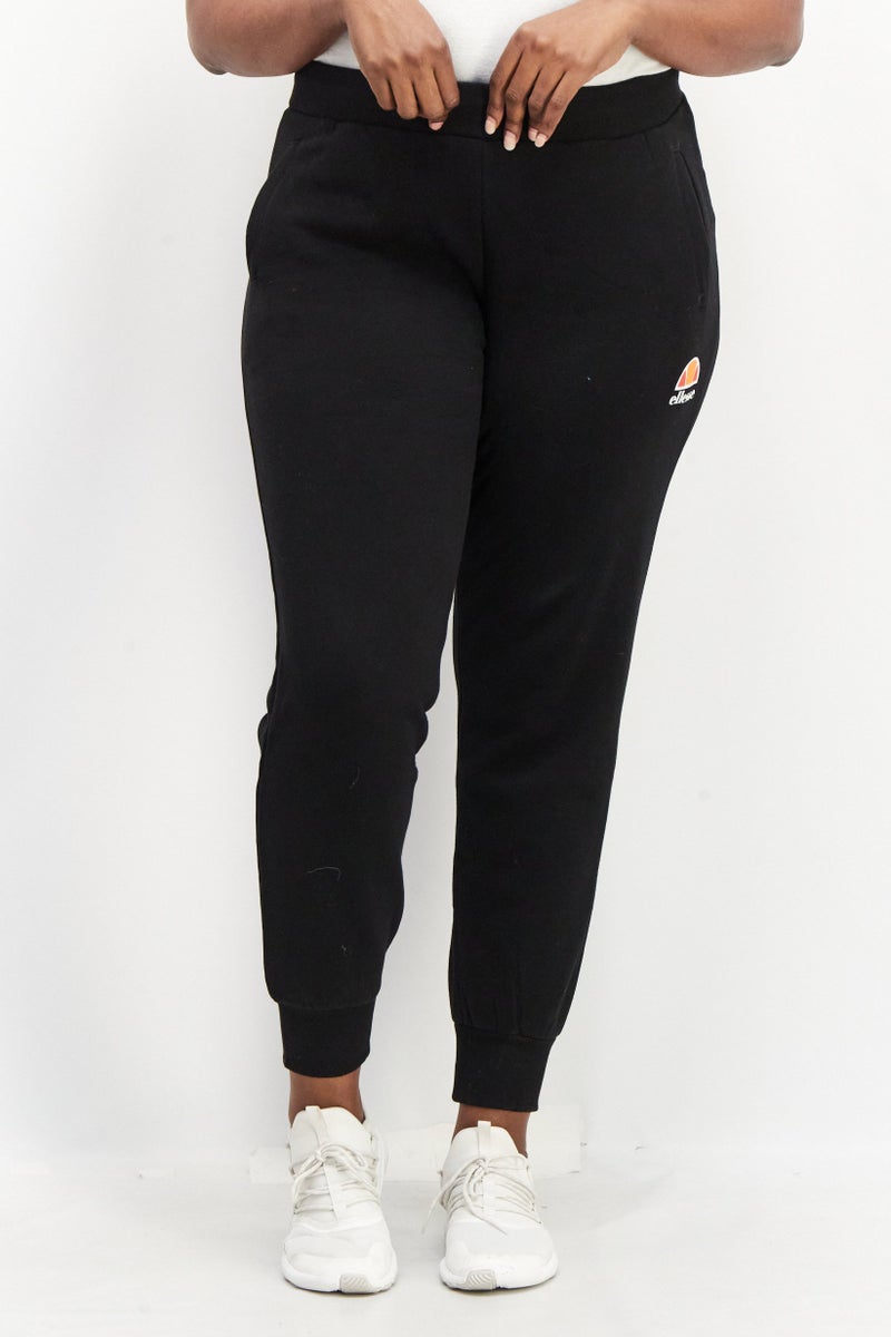 Ellesse Women Regular Fit Brand Logo Jogger Pants, Black  - Image 1